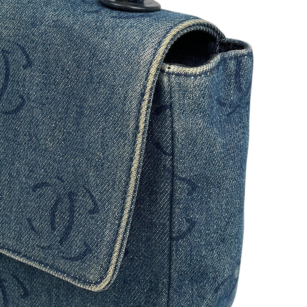 Chanel Coco Mark Shoulder Bag denim blue - Picture 5 of 10